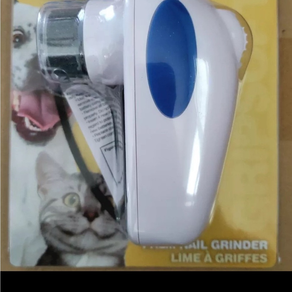 Pet Nail Grinder with Blue Accent